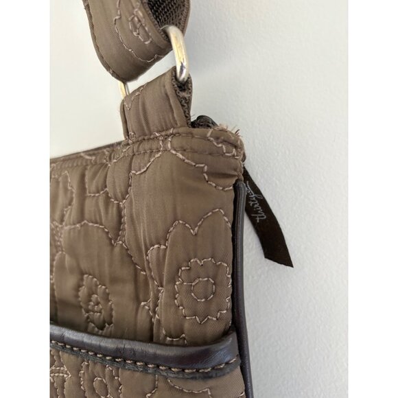 Thirty-One‎ Brown Quilted Crossbody Bag W Adjustable Strap & Front Zipper Pocket - Picture 8 of 16